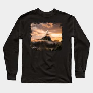 UFO in Forest Long Sleeve T-Shirt